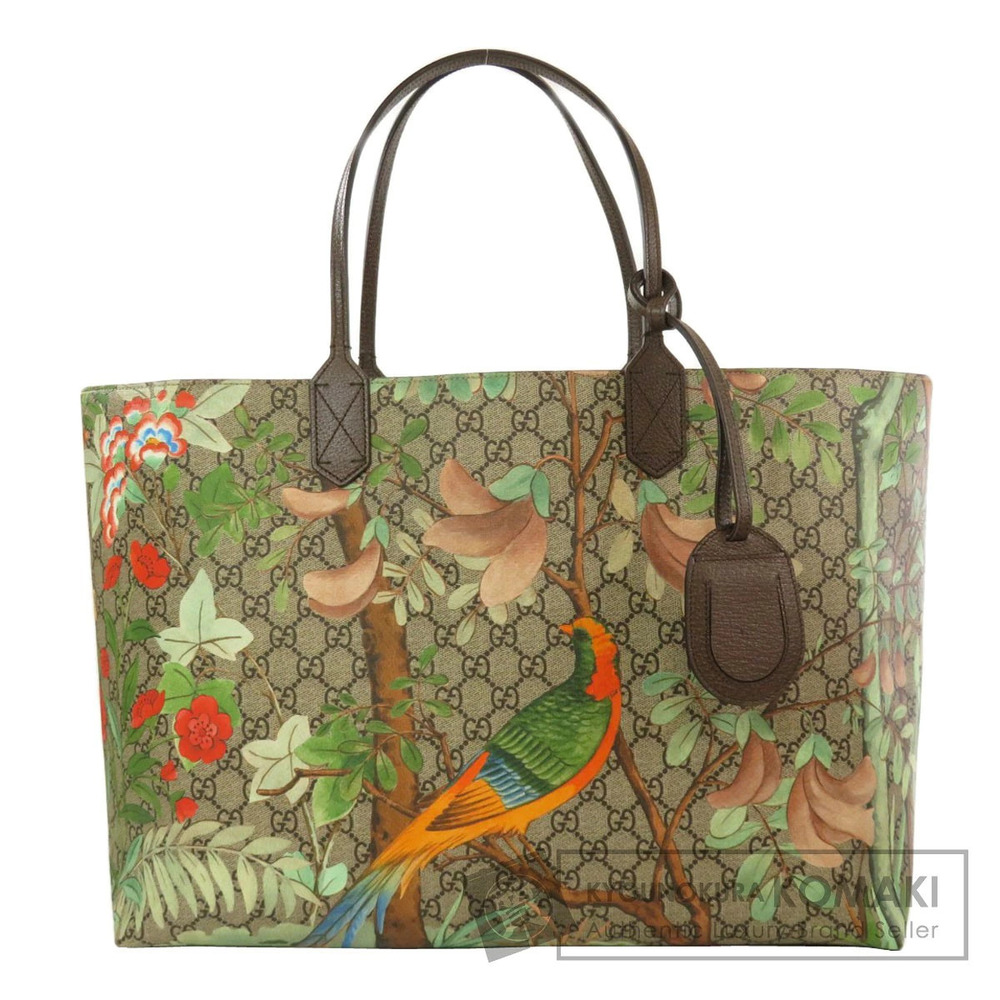 Gucci Tian GG Supreme Flower Tote Bag